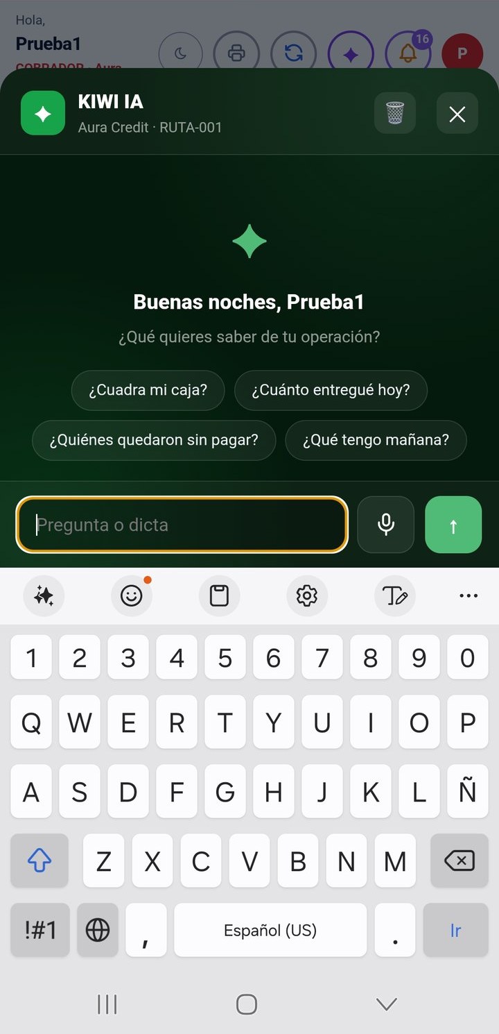 KIWI IA respondiendo preguntas sobre la operación del día